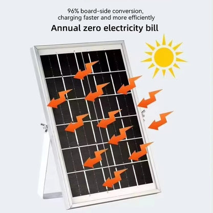 Damen tragbarer Solarstandventilator mit digitalem Steuerungssystem Brehn