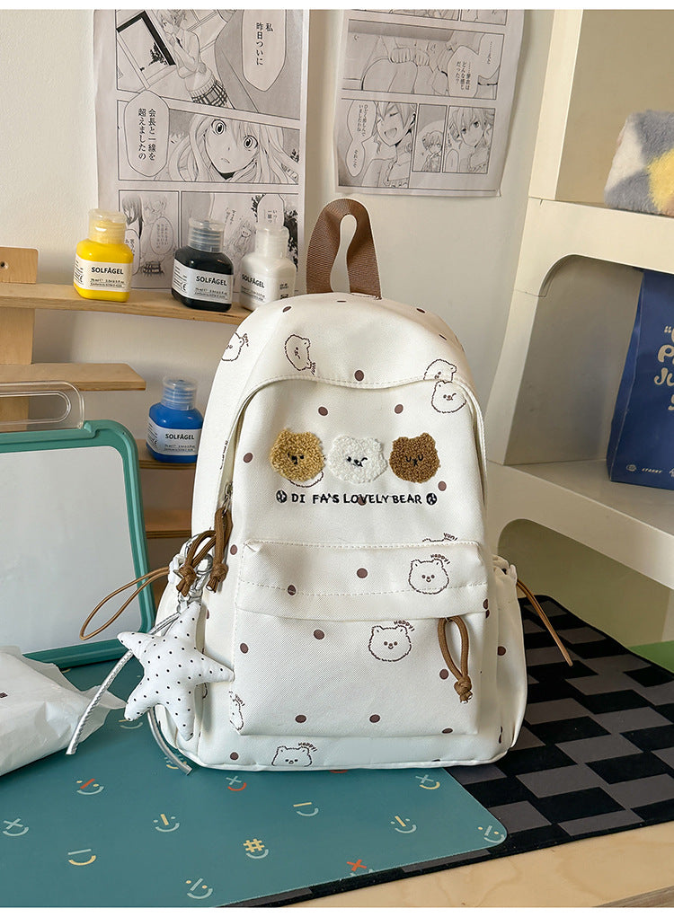 Niedlicher cartoon-themed Schulrucksack