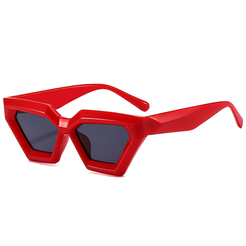 Damen Geometrische Sonnenbrille mit modernem Design Brehn