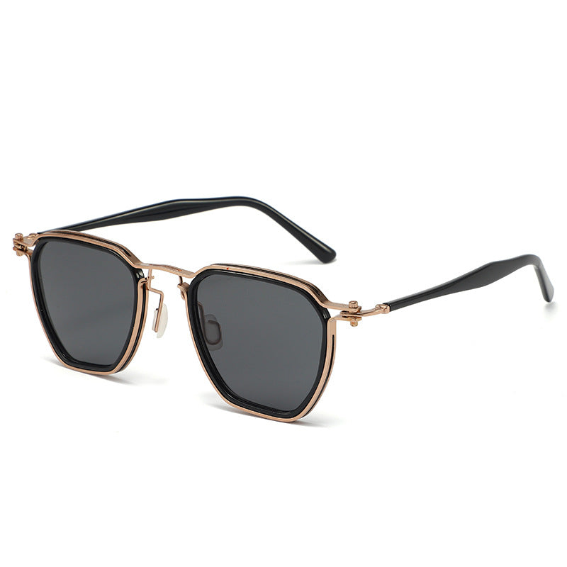 Damen stilvolle Sonnenbrille mit kantigem Design und UV-Schutz Brehn