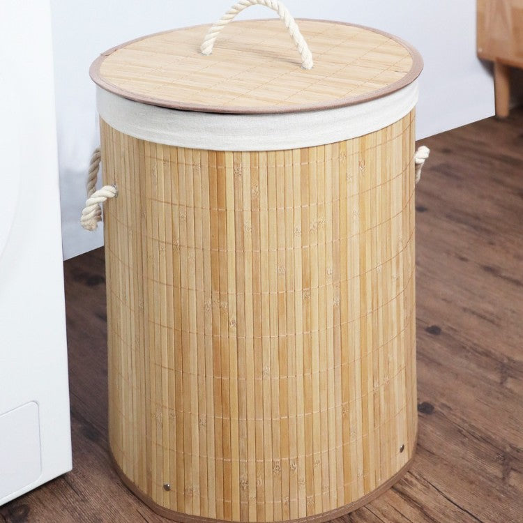 Aufbewahrungskorb mit Natürlichem Bambusdesign Brehn