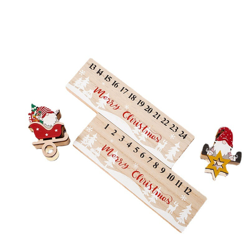 Adventskalender-Countdown Dekoration Brehn