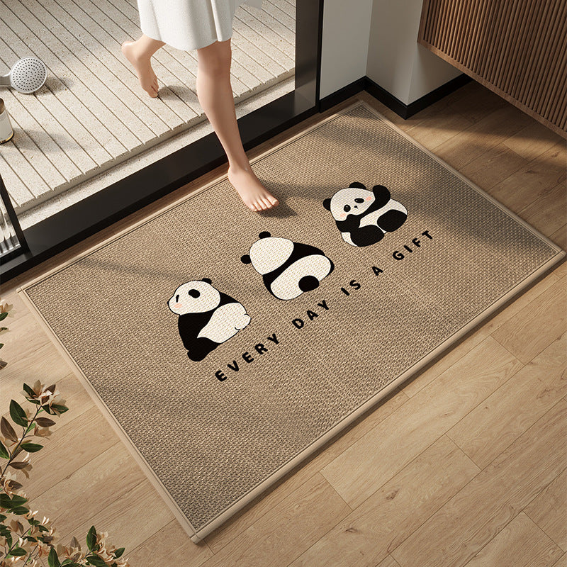 Elegante moderne Badezimmermatte Brehn