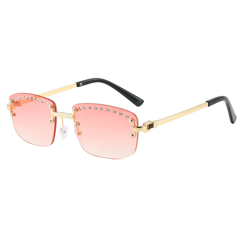 Damen elegante Sonnenbrille mit funkelnden Kristallakzenten Brehn