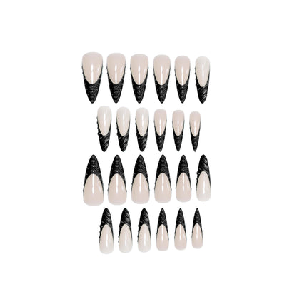 Künstlerische skulptierte Stiletto-Nagelerweiterungen Brehn