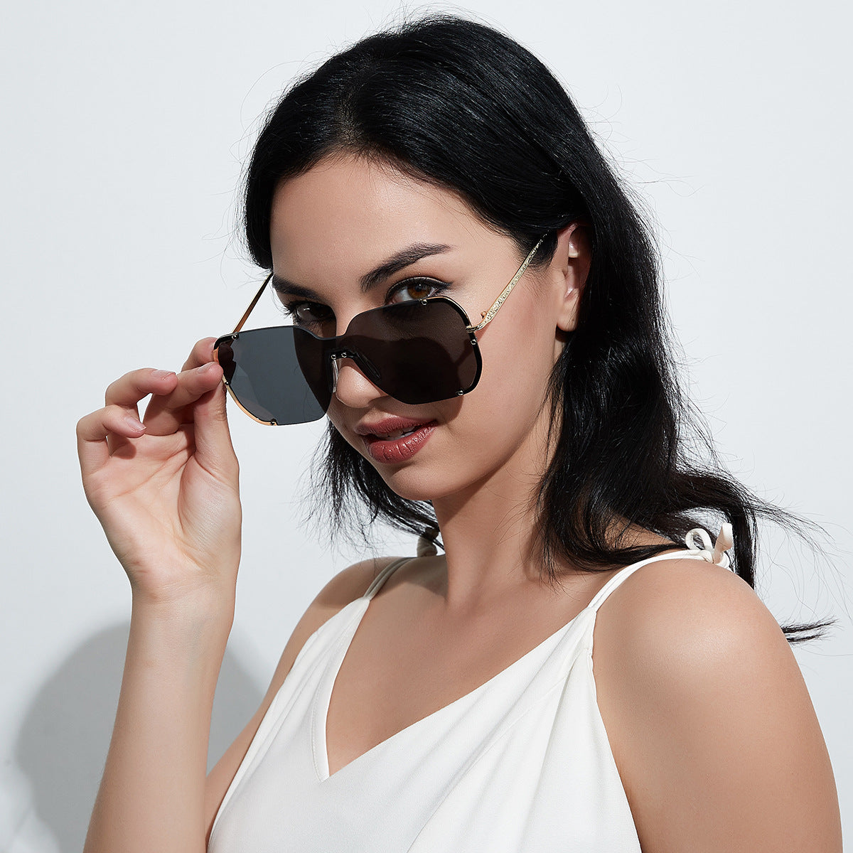 Damen große modische Sonnenschutzbrille Brehn