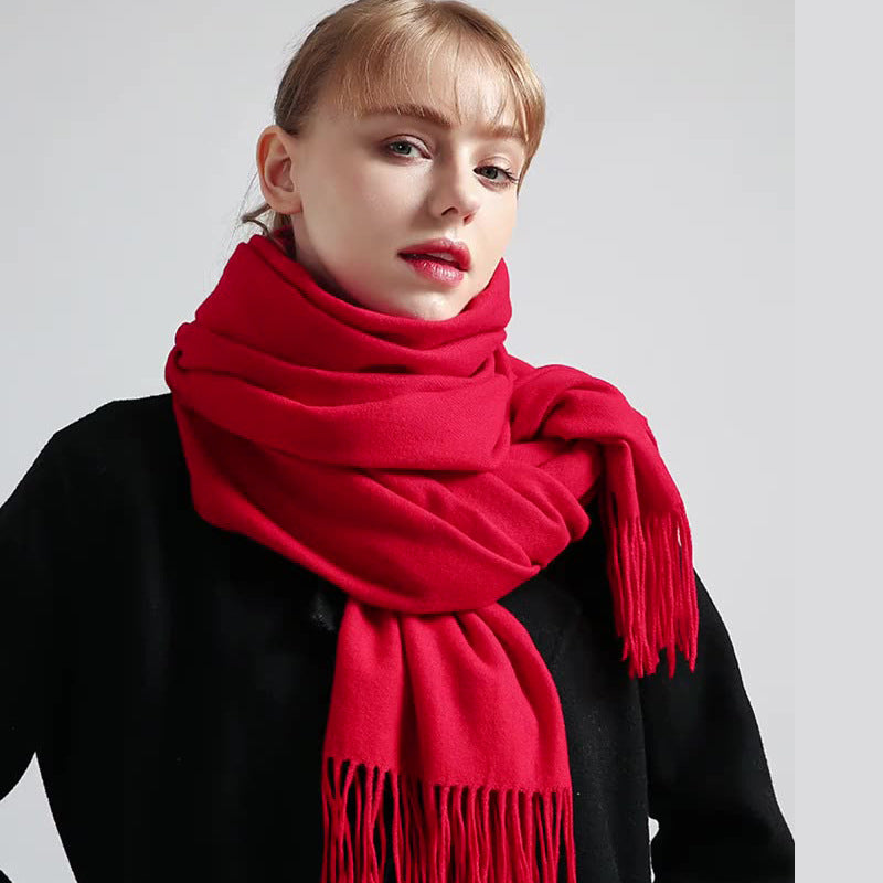 Luxuriöse Cashmere-Mischung Wurfdecke
