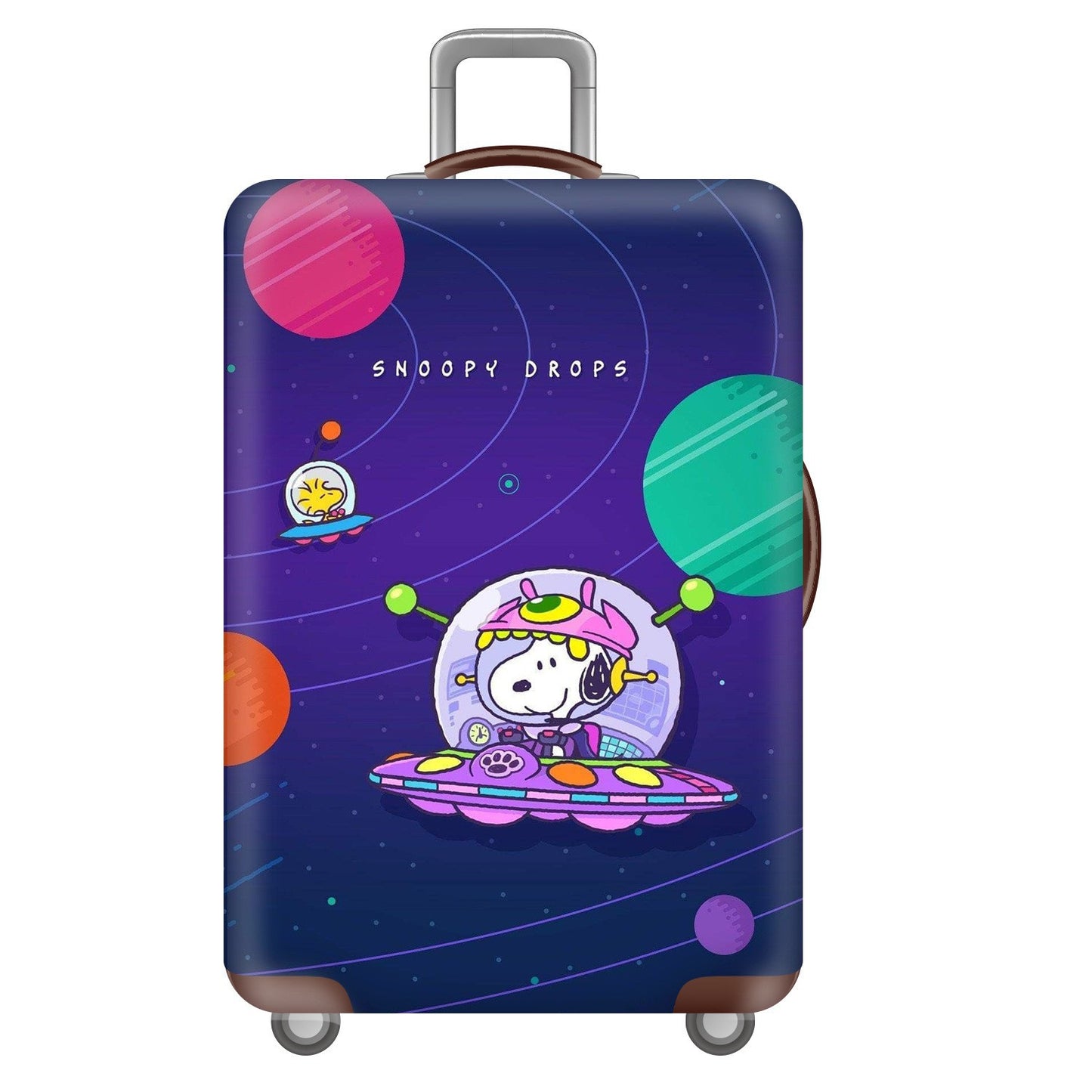 Unisex Hartschalenreisekoffer mit verspieltem Snoopy-Motiv Brehn