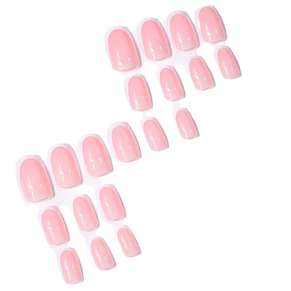 Elegantes French Tip Press-On Nagelset Brehn