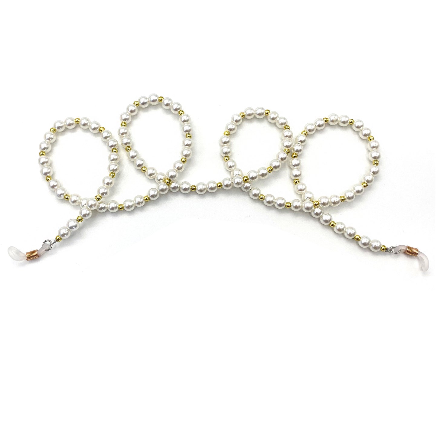 Metall Perlen Brille Kette Brehn