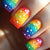 Ombre Punktmuster Nagelkunst Set Brehn