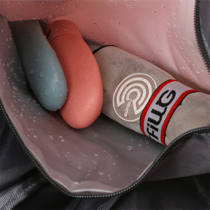 Iridescent Reis-Duffel Tasche