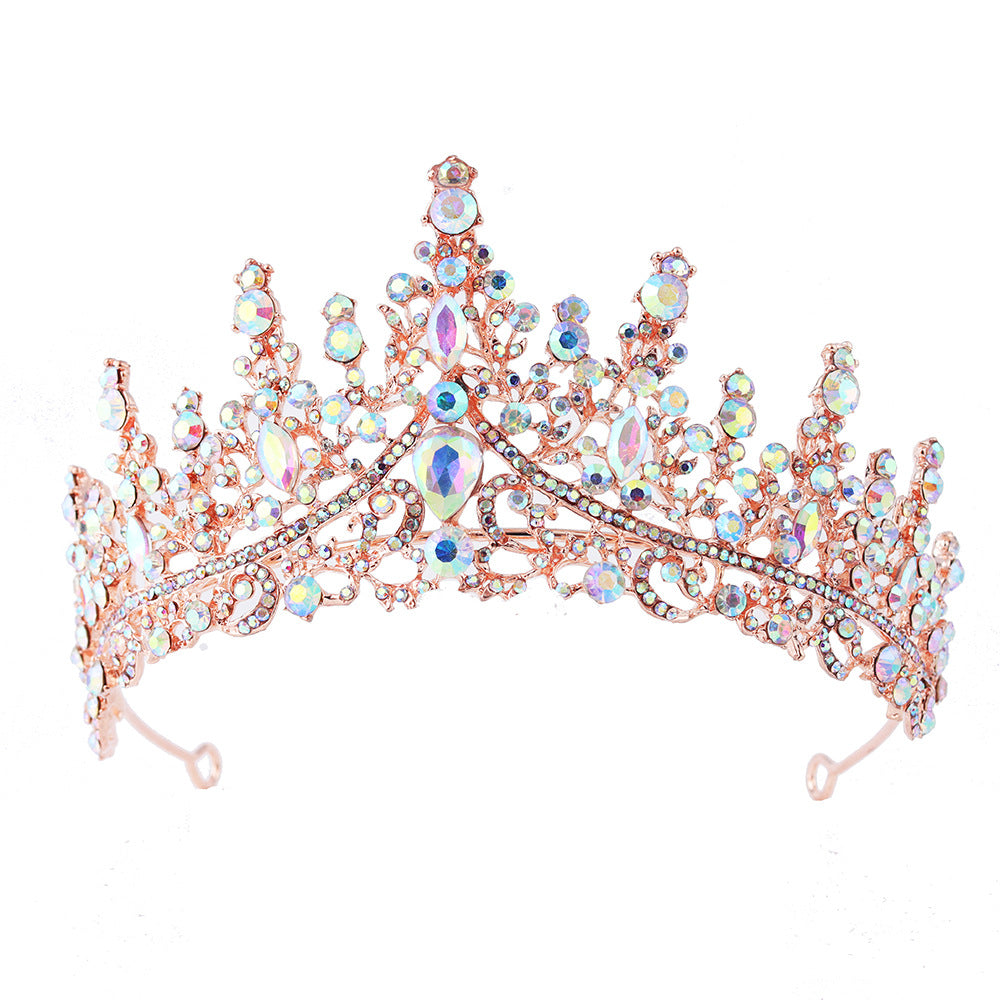 Damen Strass Tiara mit funkelnden Edelsteinen Brehn