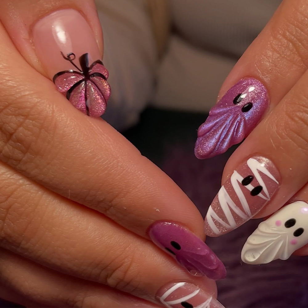 Kreatives Halloween Kunstnägel Set Brehn