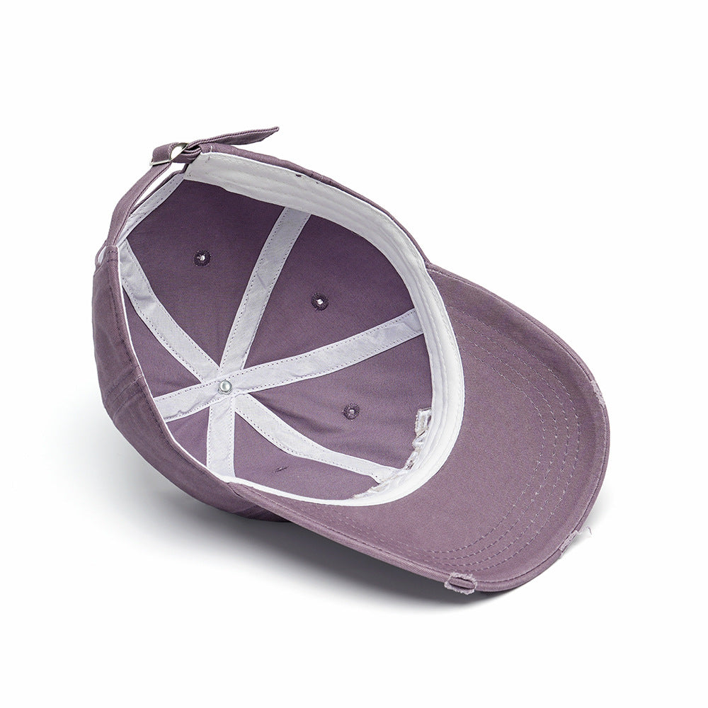 Damen lässige und stylische Destroyed-Basecap Brehn