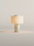 Moderne Steinbasis LED Tischlampe