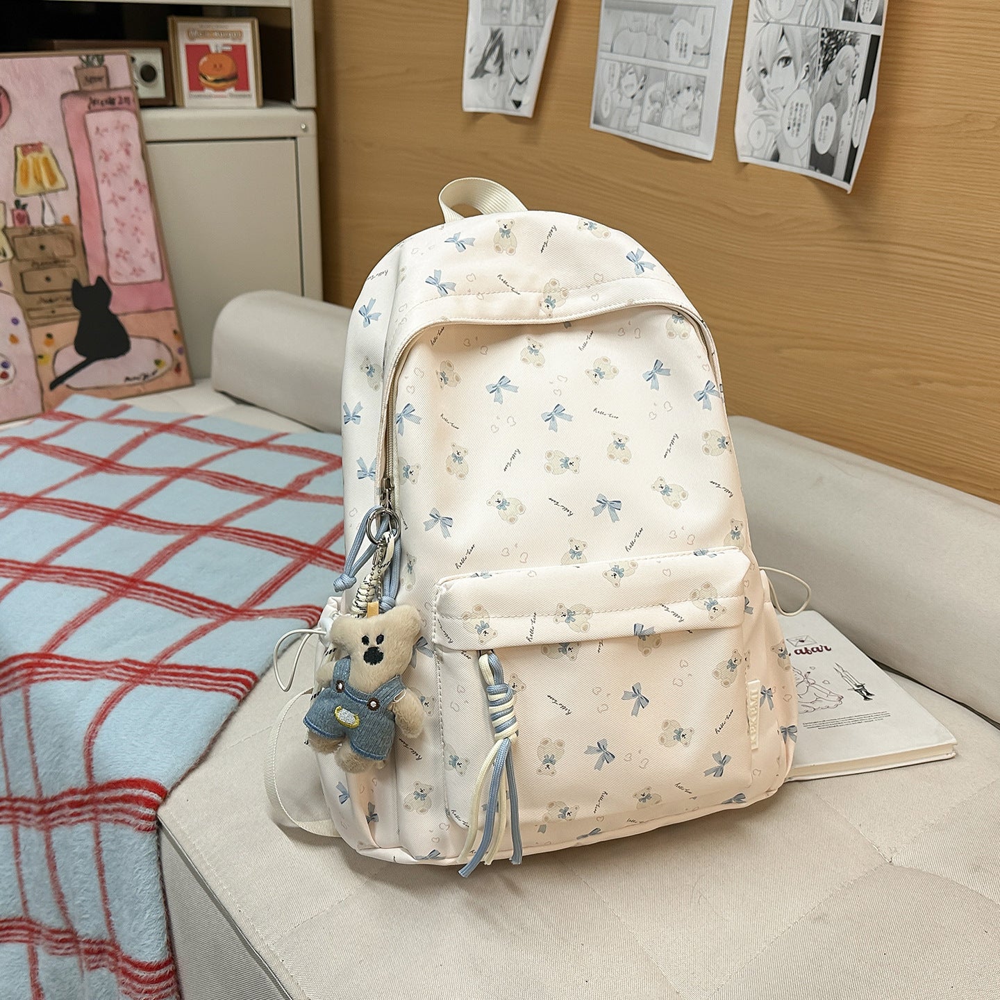 Charmanter Blumenmuster-Rucksack Brehn