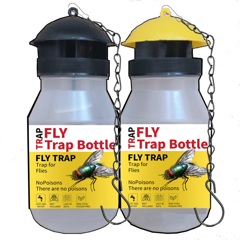 Hängende ungiftige wiederverwendbare Fliegenfalle Flasche mit Kette und Trichterdeckel Brehn
