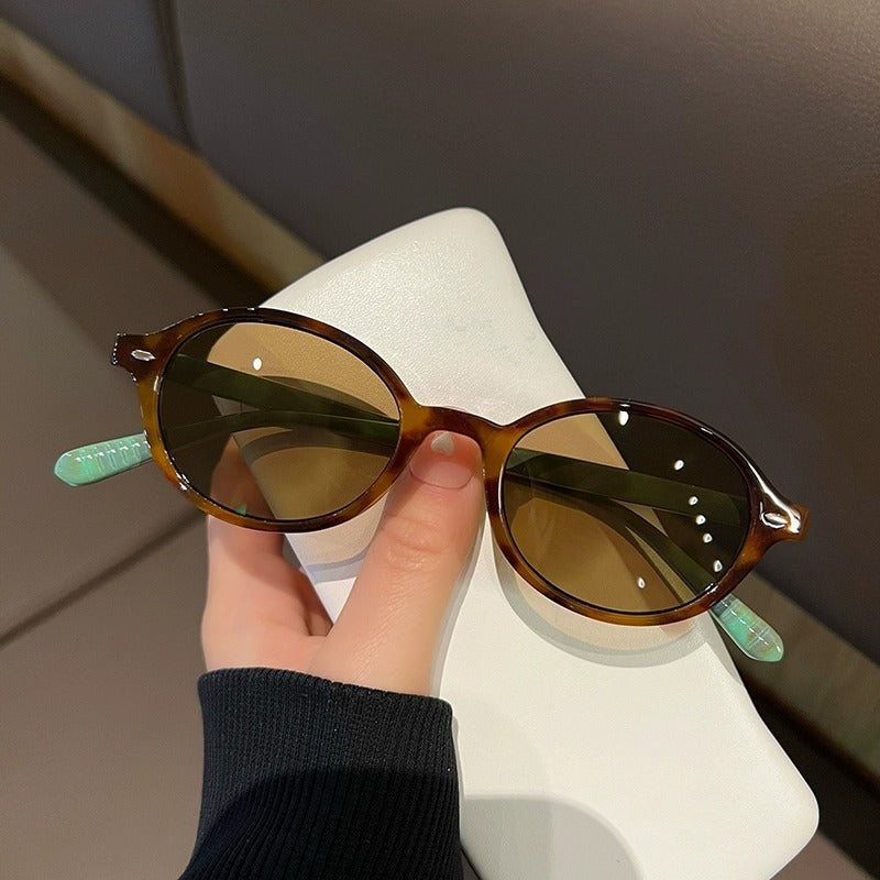 Vintage Oval Frame Sonnenbrille Brehn