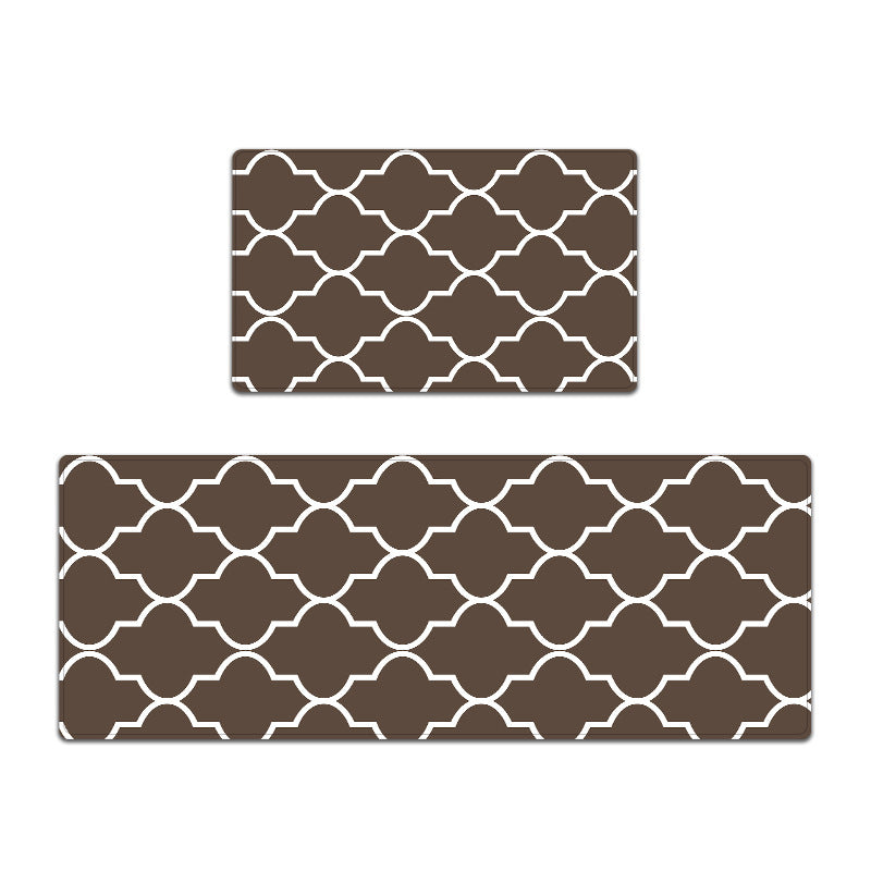 Elegante Texturierte Küchenmatte Set Brehn