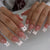 Dekorativer Strass Press-On Nagelset Brehn