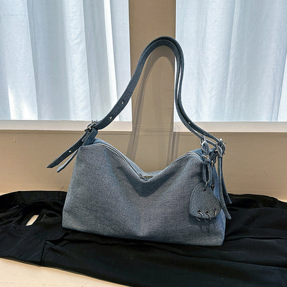 Modische Denim Schultertasche