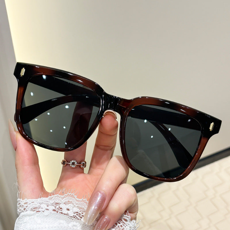 Damen elegante rechteckige Sonnenbrille Brehn