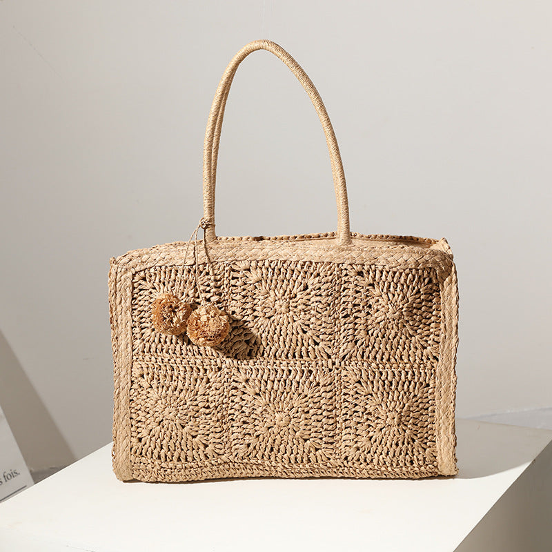 Handgefertigte Makramee Strandtasche Brehn
