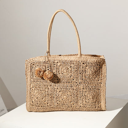 Handgefertigte Makramee Strandtasche Brehn