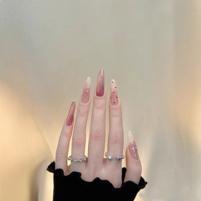 Ombre Stiletto Nagelkunst Extensions