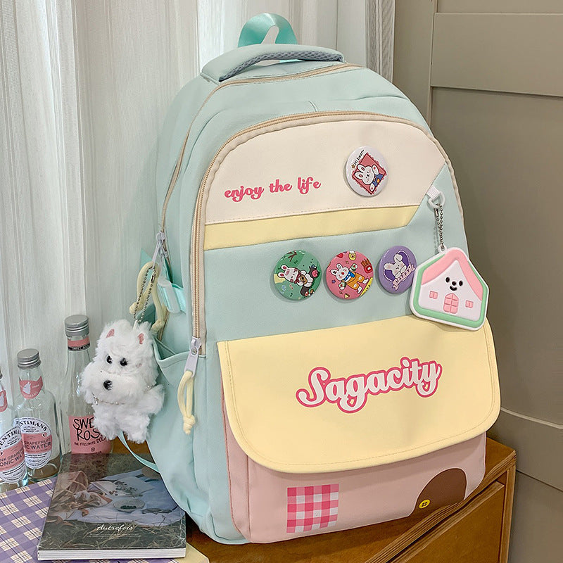 Niedlicher Charakter-Themen Mehrfach-Taschen Schulrucksack