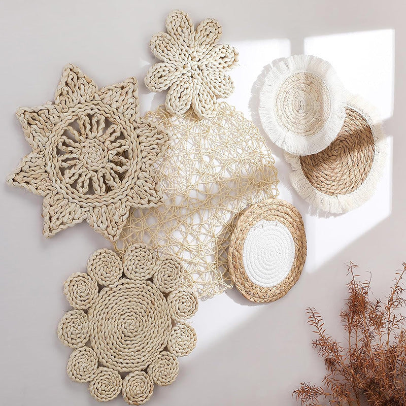 Runde Tischdecke Aus Naturmaterialien Brehn