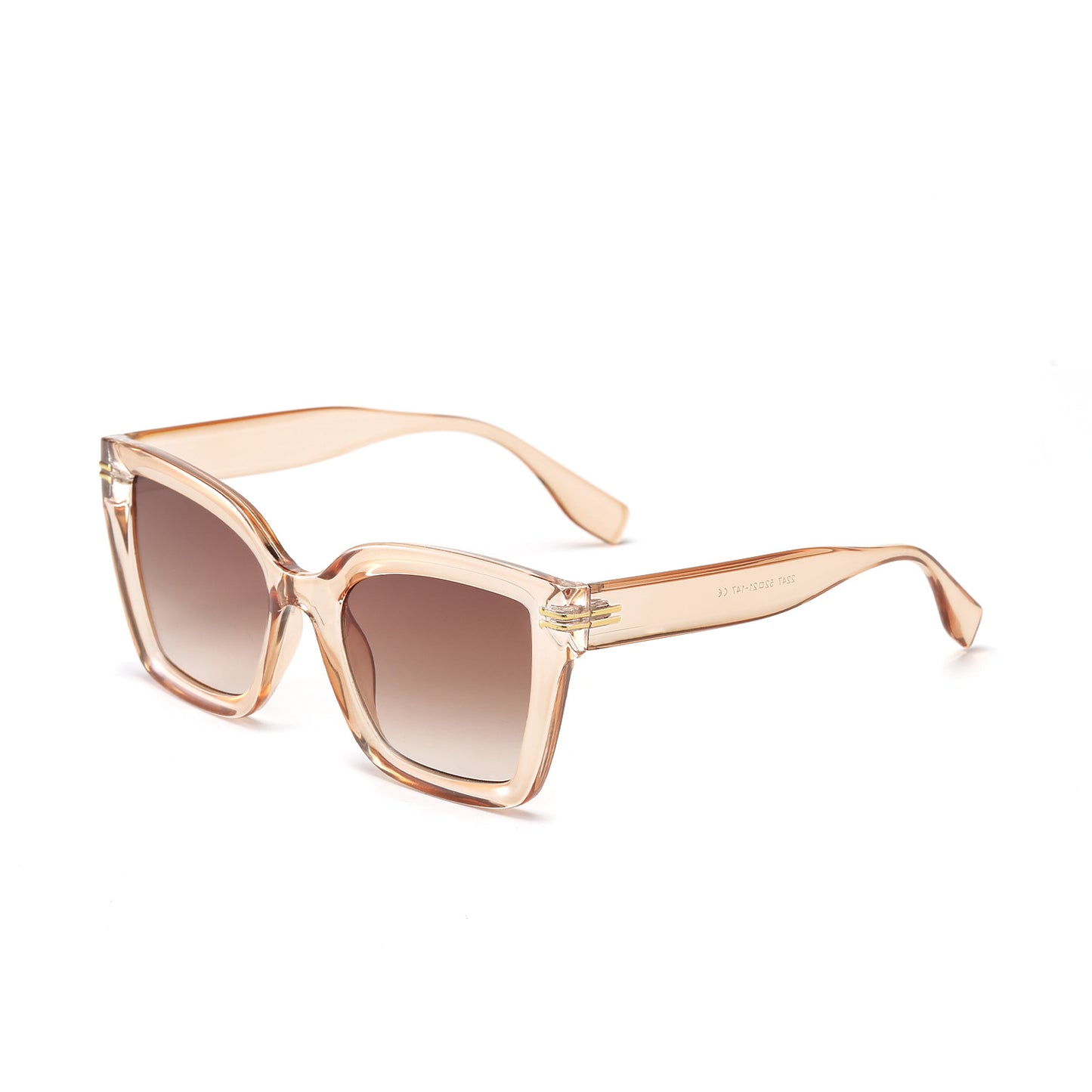 Damen trendige quadratische Sonnenbrille mit elegantem Gestell Brehn