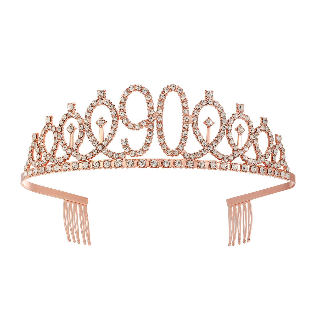 Damen Kristallverzierte Tiara mit elegantem Design Brehn