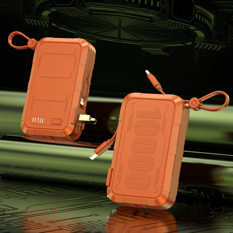Tragbare Powerbank mit robustem Gehäuse und integrierter Schnellladefunktion Brehn
