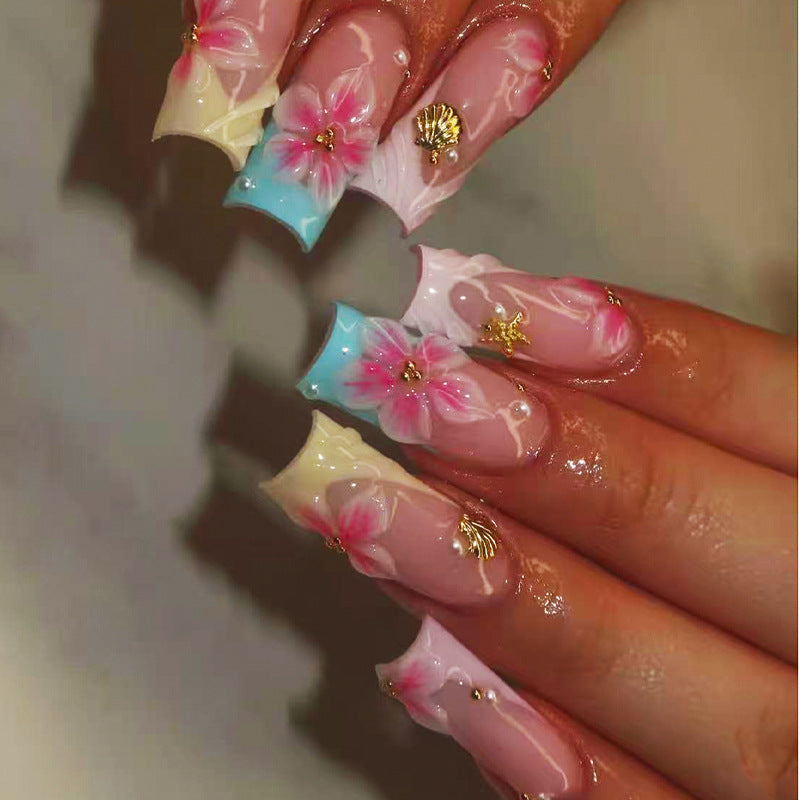 Floral Artisan Press-On Nail Set Brehn