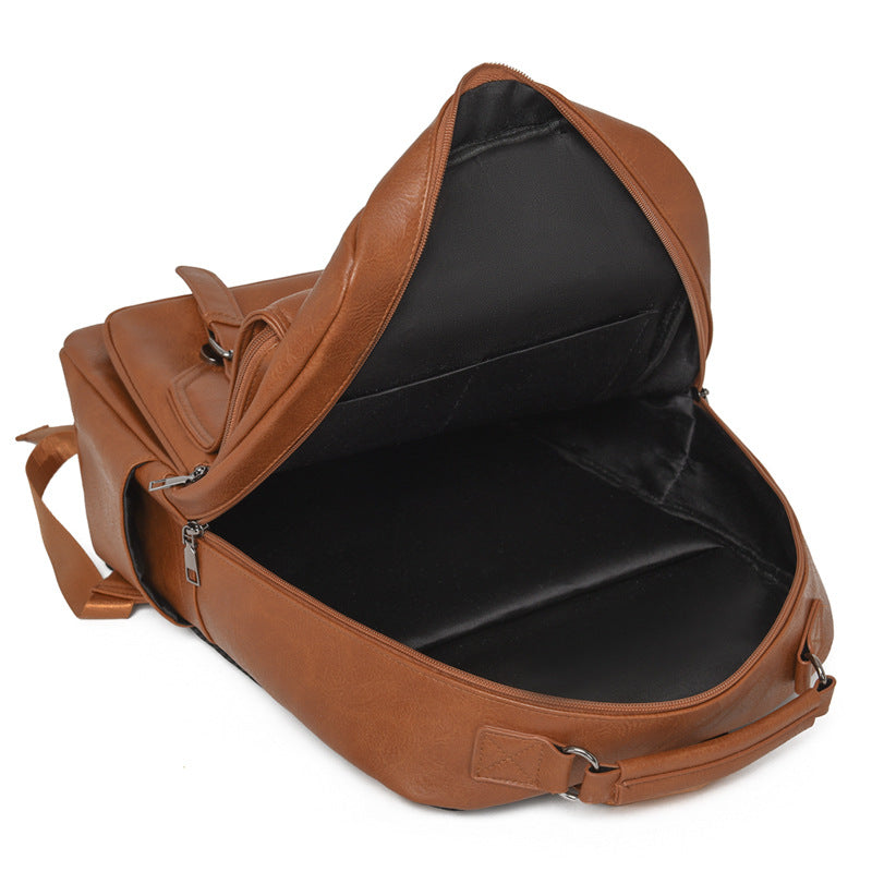 Stylischer Leder-Rucksack Brehn