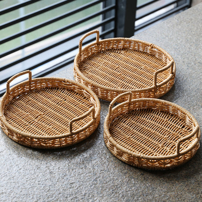 Handgefertigter Rattan Aufbewahrungskorb Brehn