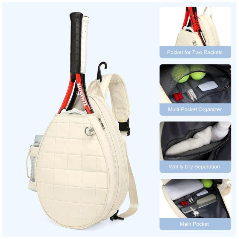 Sportliche Tennis-Rucksacktasche mit Innovativem Klappdesign Brehn