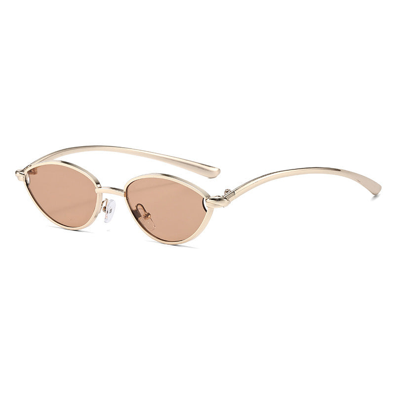 Damen Designer-Sonnenbrille mit elegantem Metallgestell und schützenden Gläsern Brehn