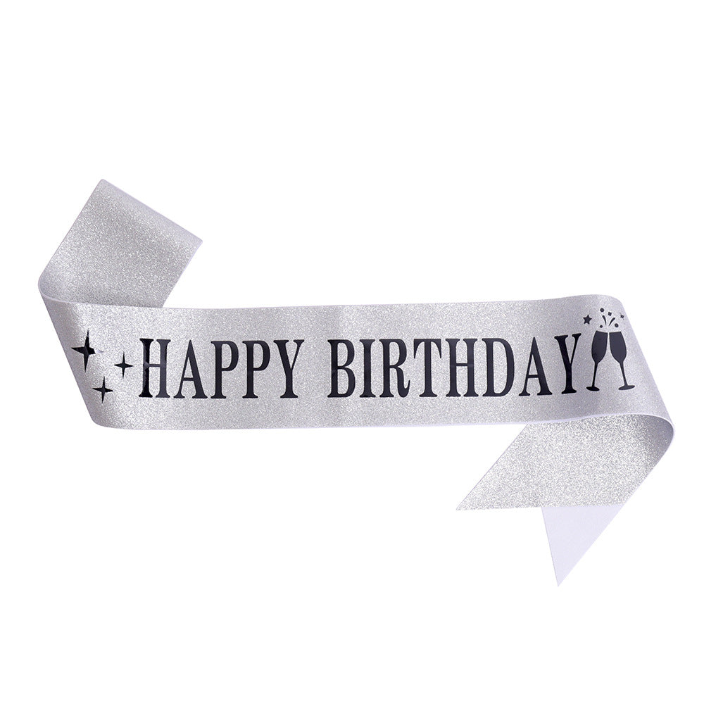 Damen Funkenkrone mit „Happy Birthday“ Schriftzug Brehn