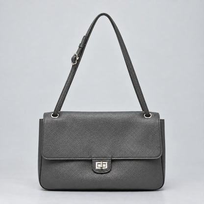 Elegante Leder Schulterhandtasche