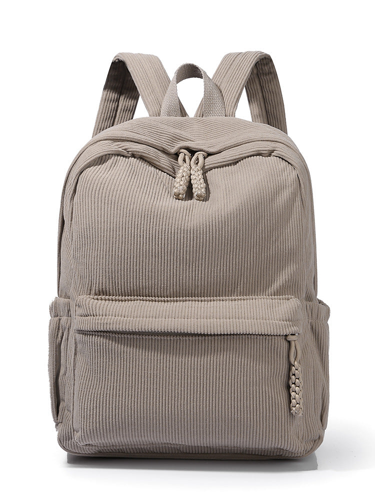 Lässiger Corduroy Rucksack Brehn