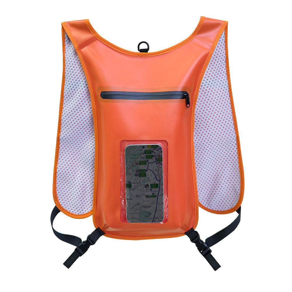 Wasserdichte Smartphone-Rucksack mit Durchsichtiger Fronttasche Brehn