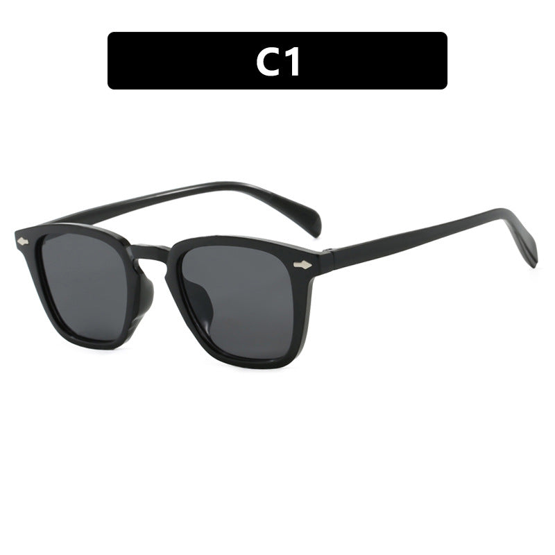 Damen moderne quadratische Sonnenbrille mit verspiegeltem UV-Schutz Brehn