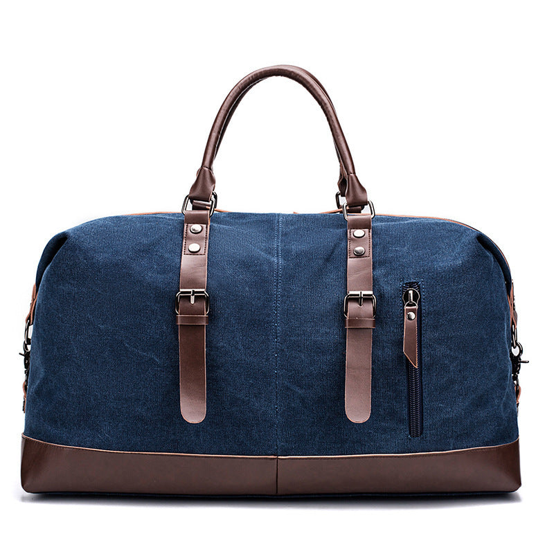 Geräumige Reisetasche Aus Robustem Canvas und Leder Brehn