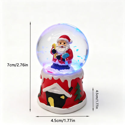 Zauberhafte Weihnachts-Schneekugel Figuren Brehn