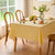 Gingham-Muster Tischdecke mit Fransenbesatz