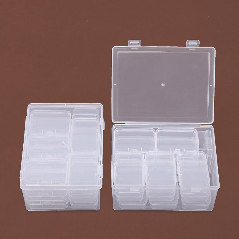 Mehrzweck transparente Fächer-Organisationsbox Brehn