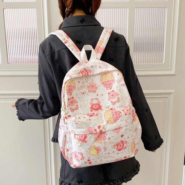 Rucksack mit Verspieltem Motiv Brehn